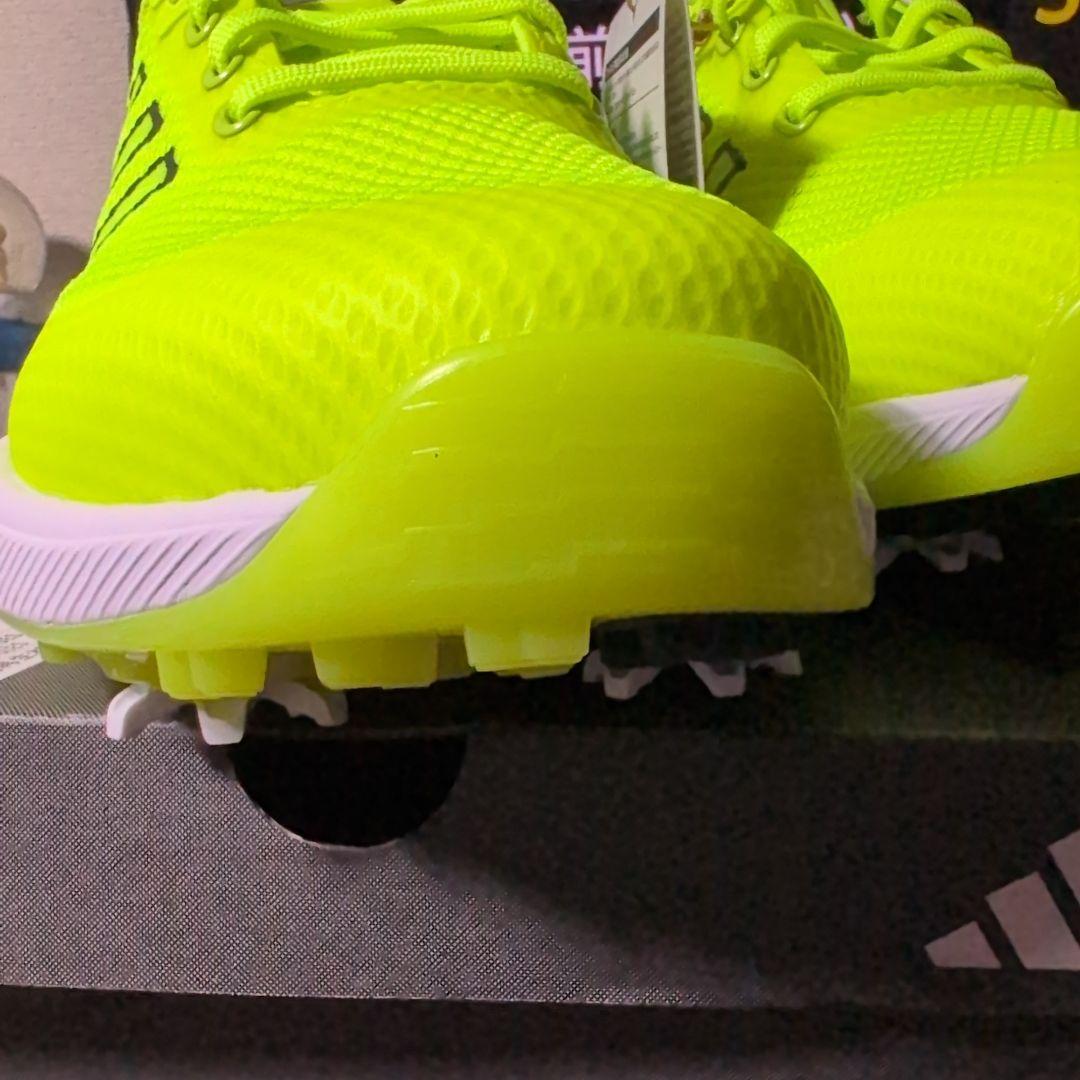 新品　adidas ZG23 VENT ゴルフシューズ 25.5cm　イエロー