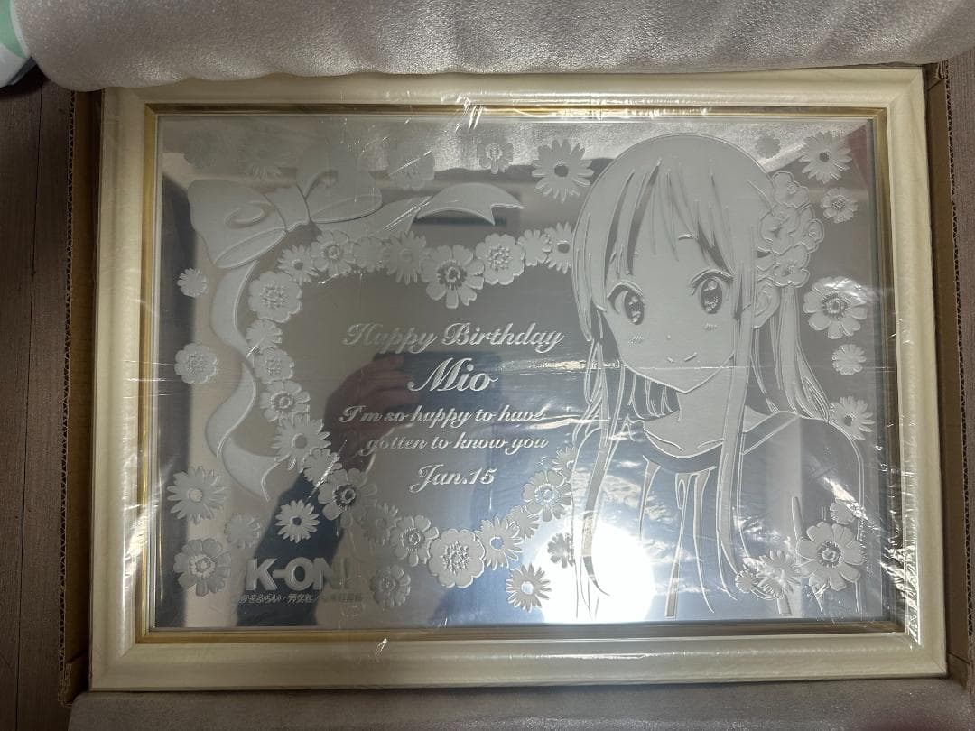 けいおん！秋山澪　BD記念　オリジナルミラーボード