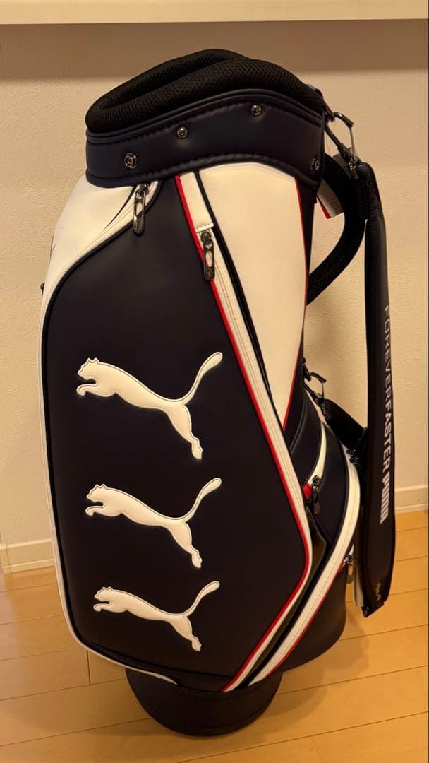 PUMA　ベーシック　ゴルフ9.5型　キャディバッグ　ネイビー