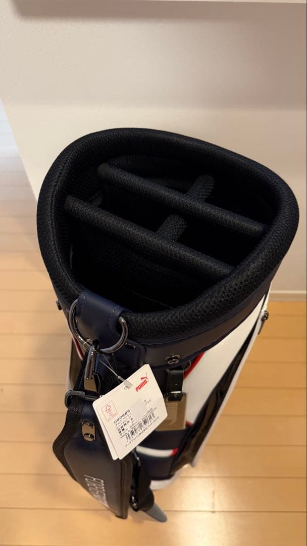 PUMA　ベーシック　ゴルフ9.5型　キャディバッグ　ネイビー