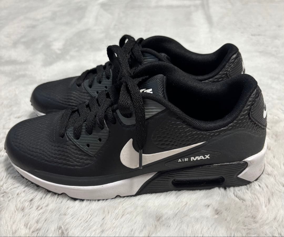 NIKEエアマックス90Gゴルフシューズブラック/ホワイト/アンスラサイト26㎝