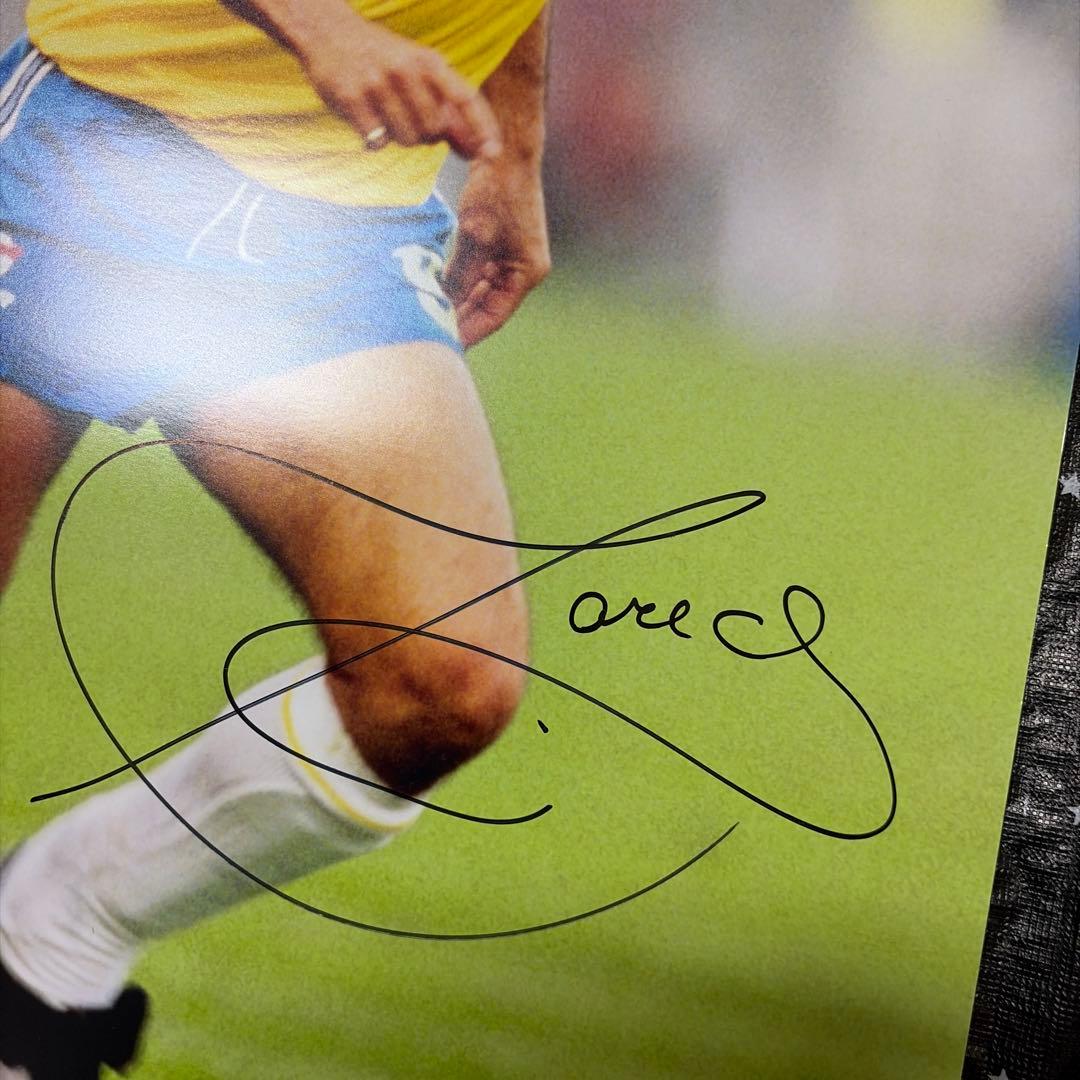 ブラジル代表　カレカ 1986年 メキシコワールドカップカップ 直筆サインフォト