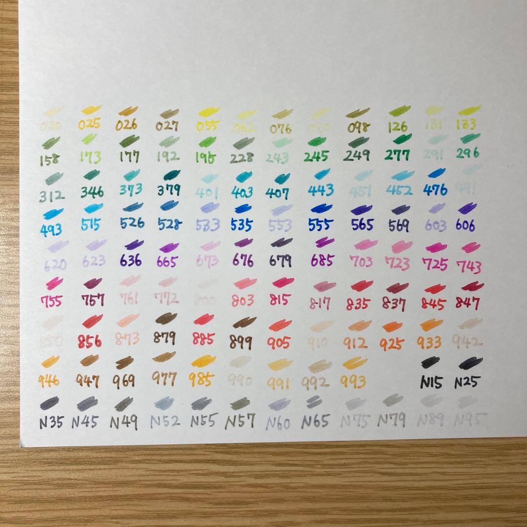 デュアルブラッシュペンABT／Tombow 108色 収納ケース付き