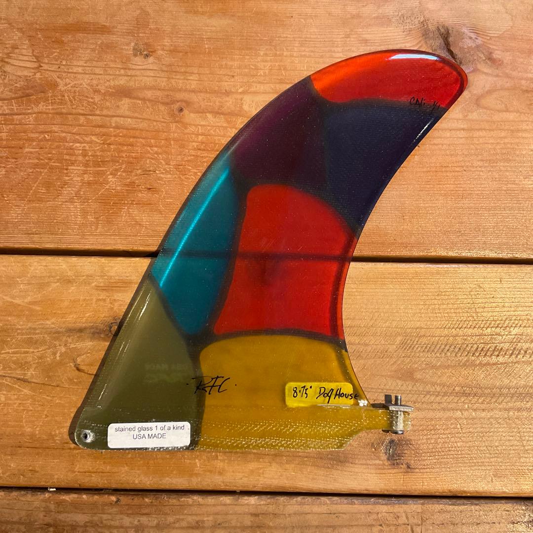 レインボーフィン DOG HOUSE 8.75 ロングボードステンドグラスフィン