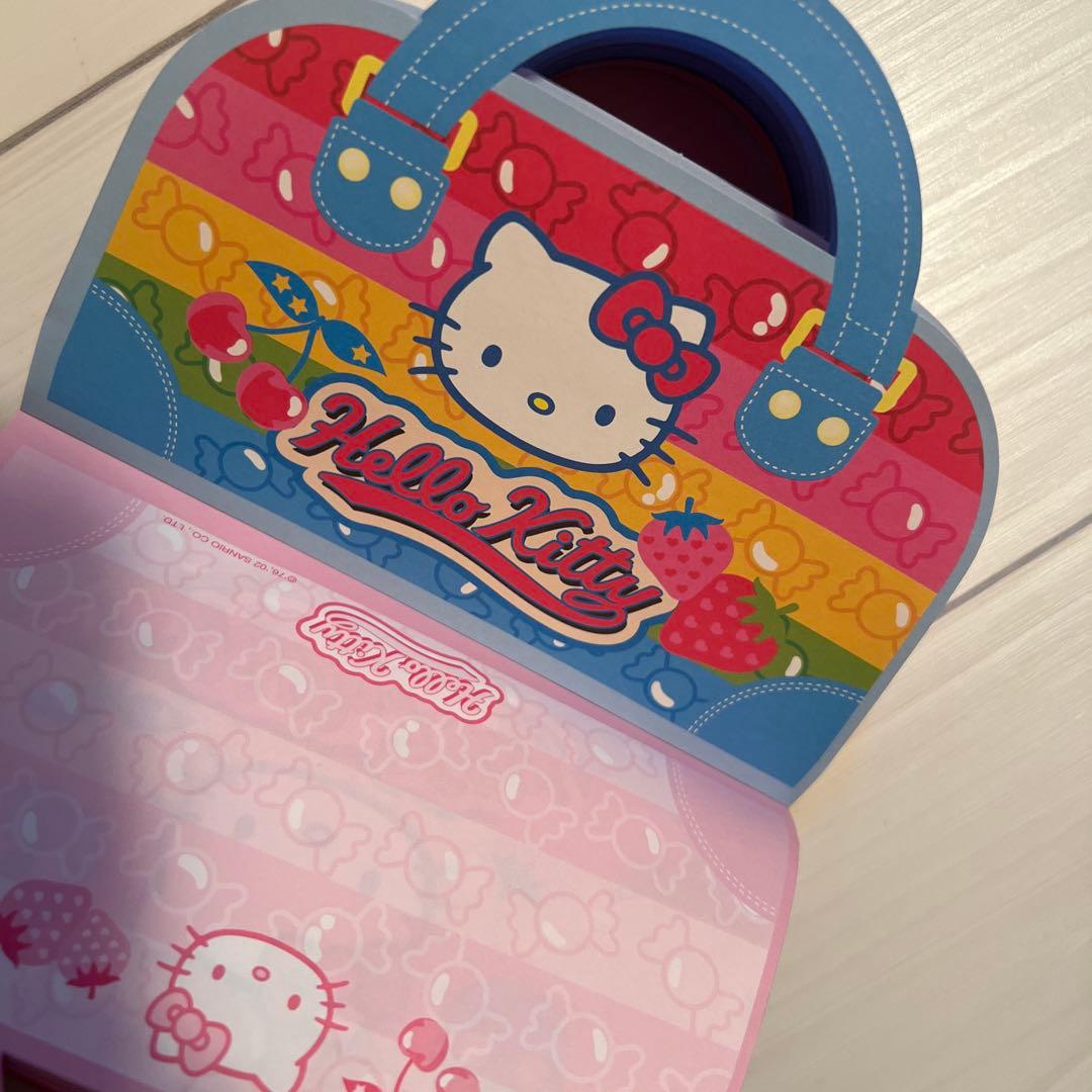 ハローキティ　メモ帳　シール　平成　当時　レトロ