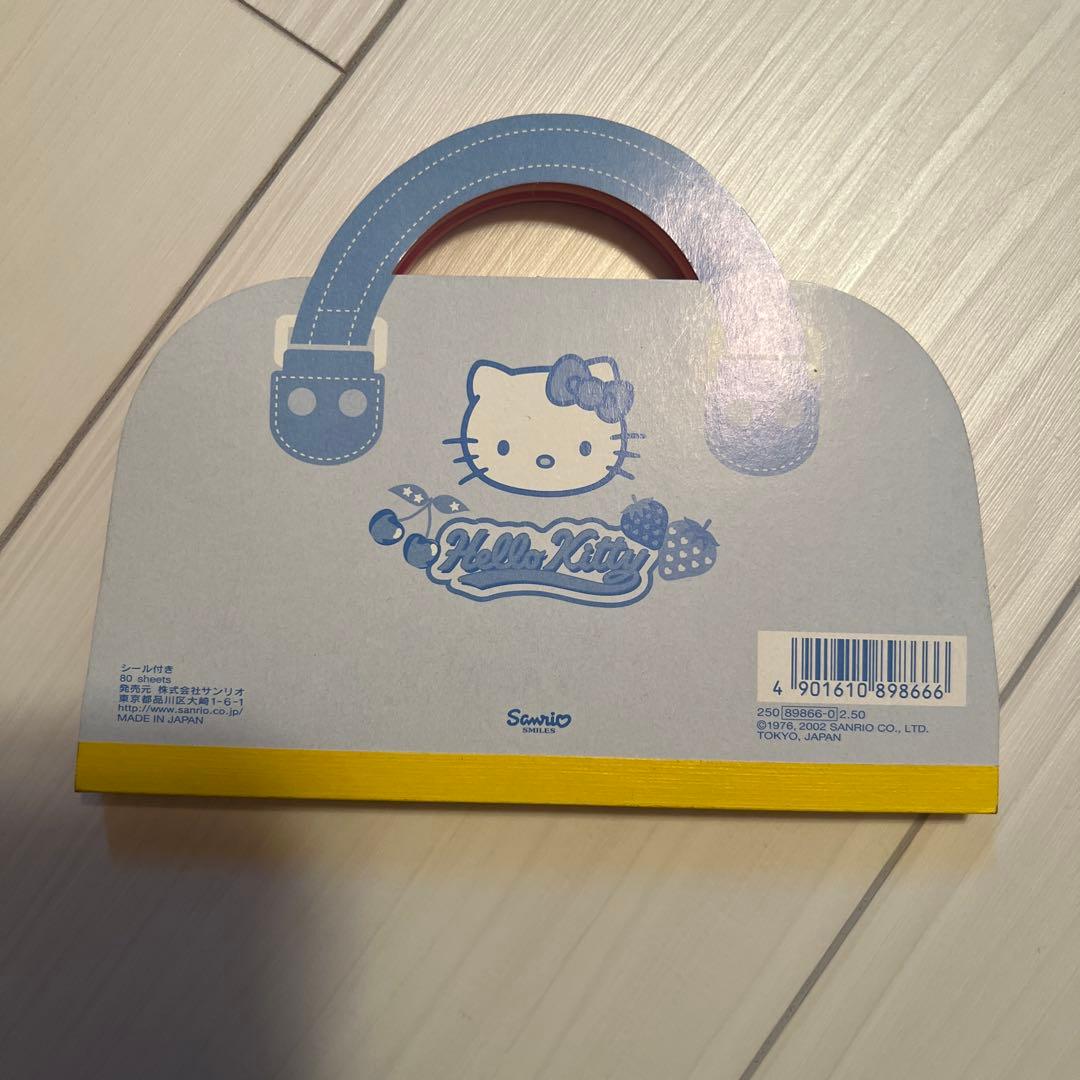 ハローキティ　メモ帳　シール　平成　当時　レトロ