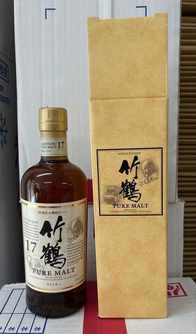 ニッカウイスキー 竹鶴 17年 ピュアモルト 700ml 43%