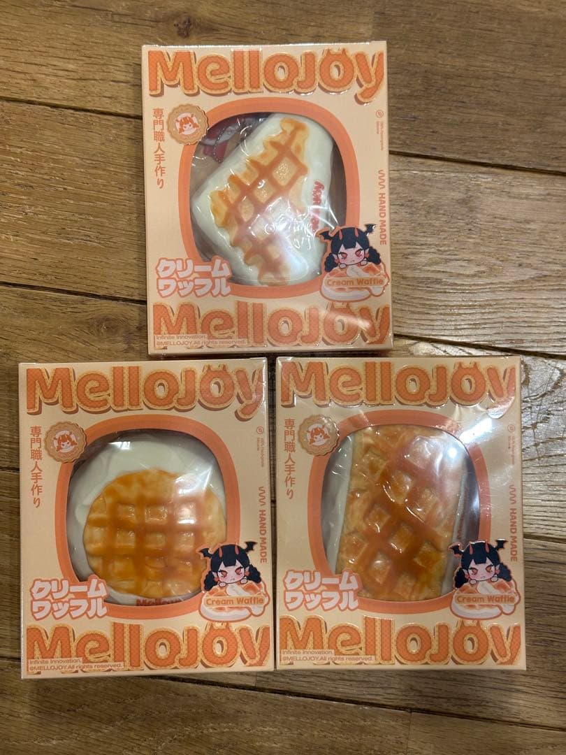 Mellojoy クリームワッフル スクエア さんかく まる