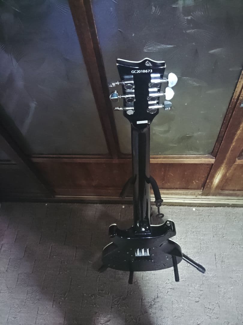 レスポールスタイル エレキギター ブラック