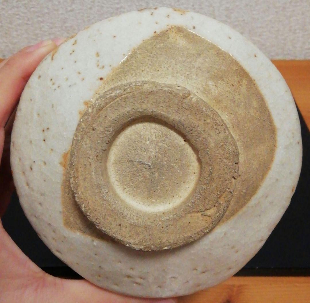 加藤十右衛門作　志野焼　絵志野　茶碗　共箱　茶道具