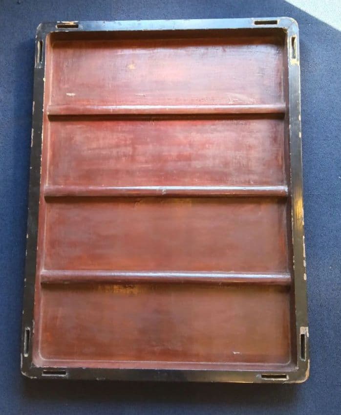 堆朱　座卓 約97cm✕ 74cm✕32.5cm　木製　アンティーク　脚取り外し