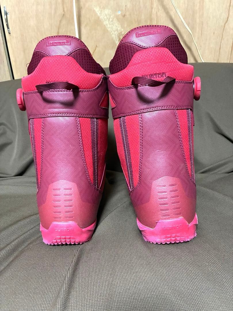 値下げ交渉可　BURTONバートン スノーボードブーツ 27.0cm レッド