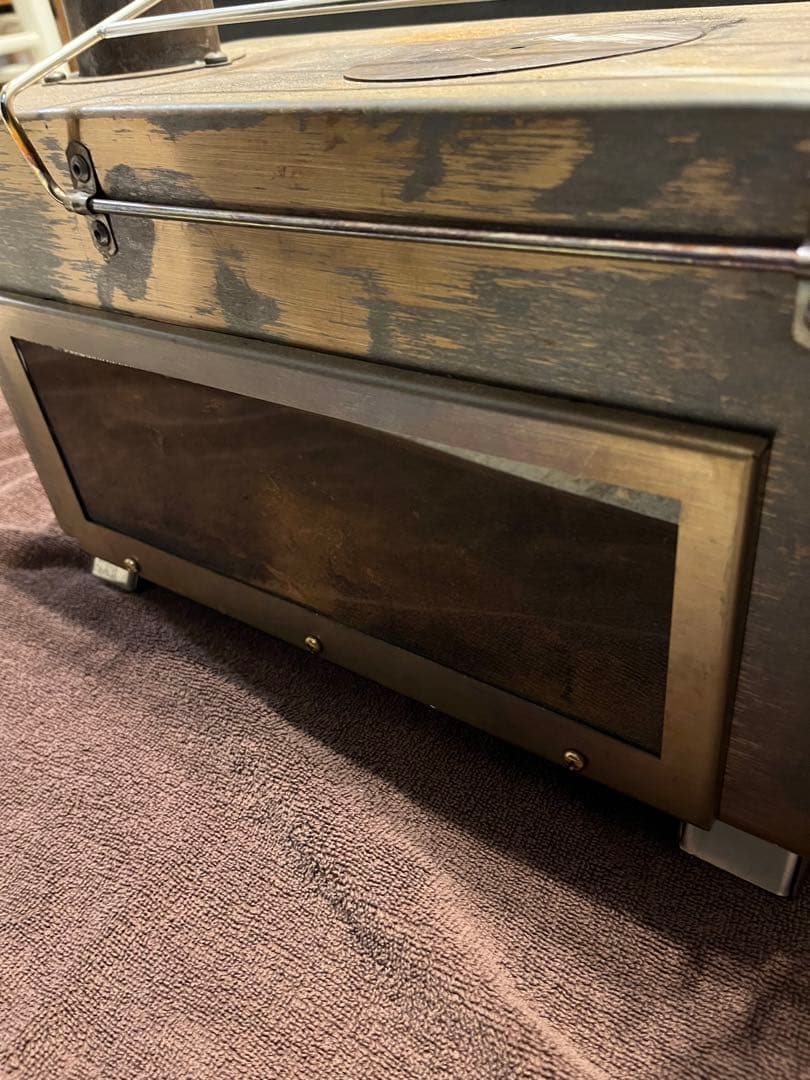 【定価17,710円半額以下！】FIELDOOR 薪ストーブ 2面ガラス窓