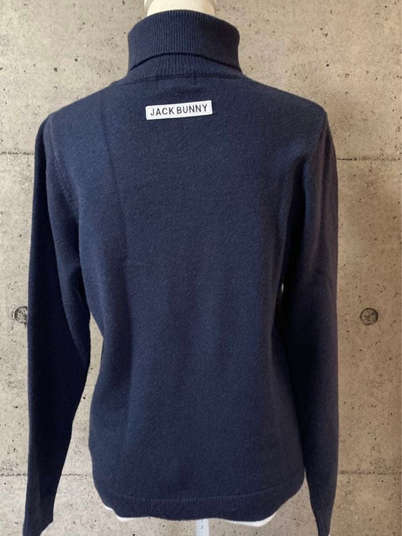 値下げ中ジャックバニー　ネイビーセーター1サイズ
