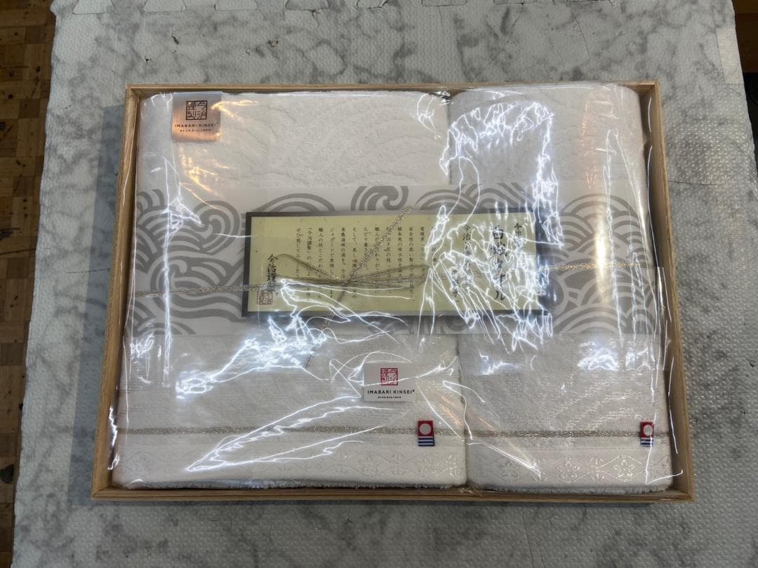 白織タオルセット 今治謹製 バスタオル＋フェイス（6）フェイスタオル×2（4）