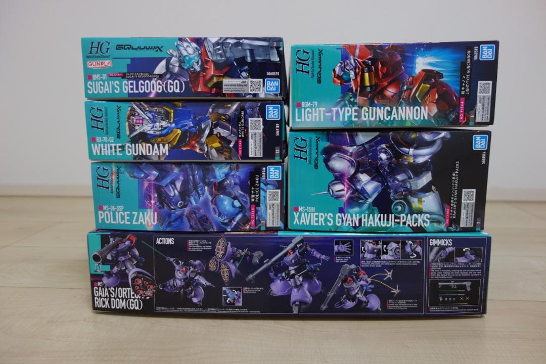 マ*ー様 HGガンプラ GQuuuuuuX(ジークアクス)シリーズ 6体セット