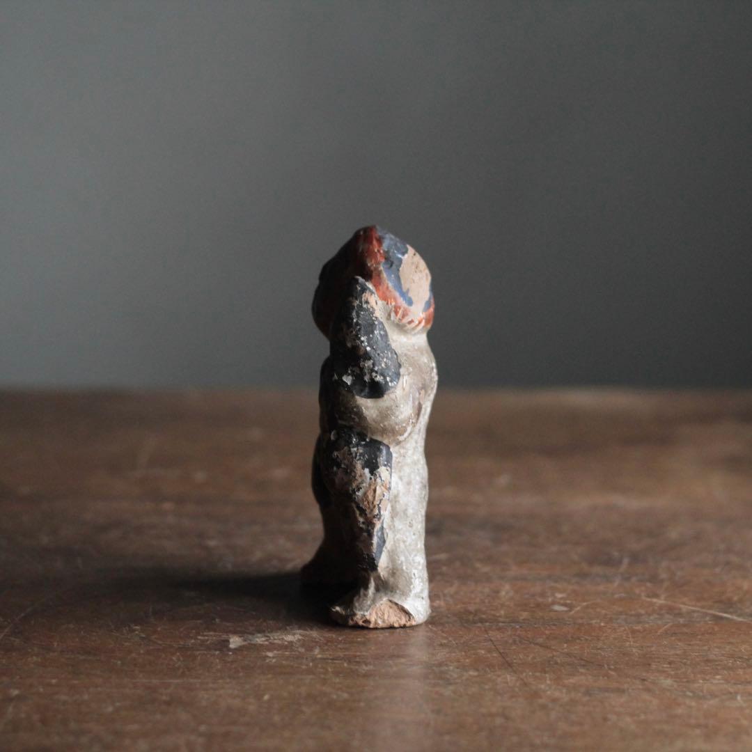 古い 土人形 金太郎 民芸 郷土人形 古道具 オブジェ アンティーク