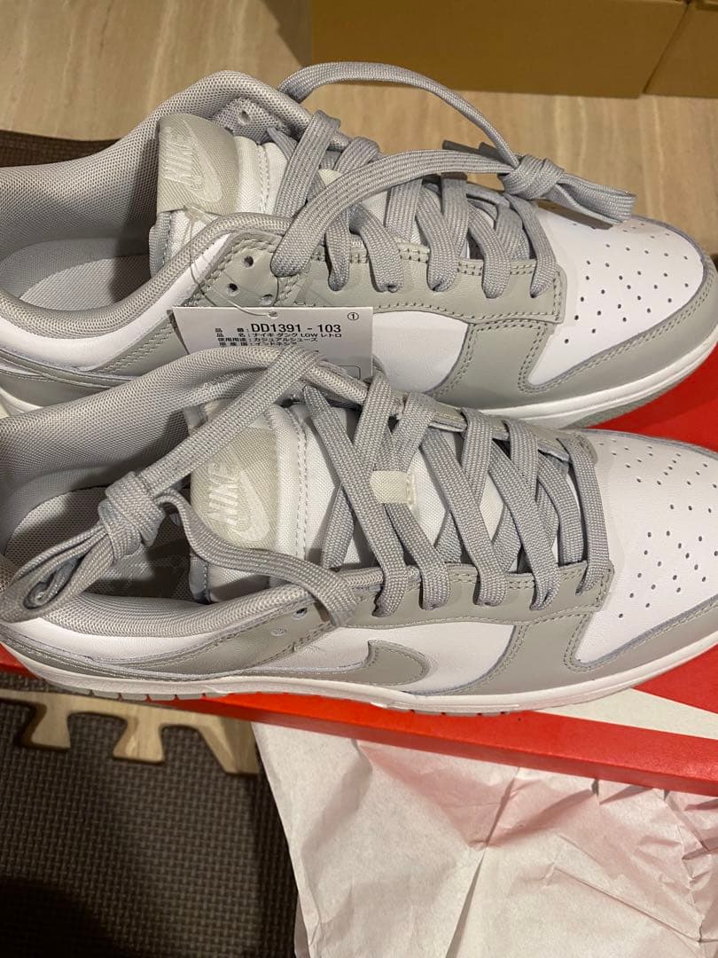 Nike DQ7691-103 ホワイト/グレー シューズ