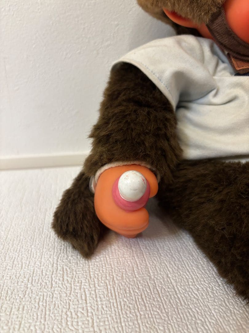 【希少】モンチッチ ぬいぐるみ ビンテージ 巨大 50cmエンドーチェーン限定