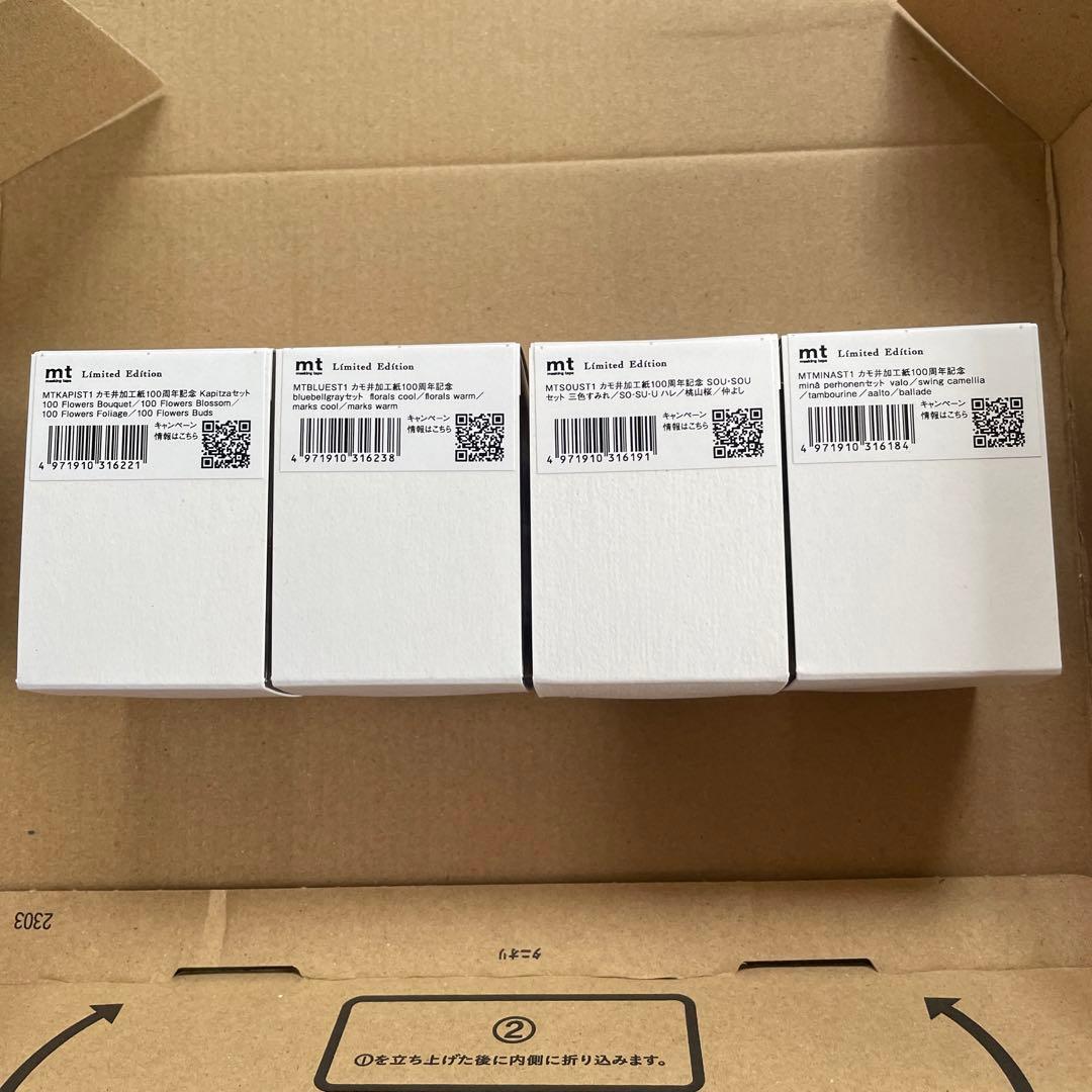 mt×ミナペルホネン マスキングテープ カモ井100周年記念 mina