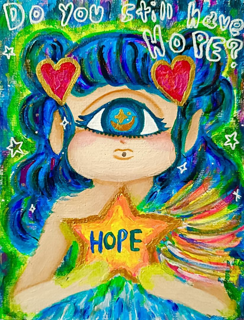 【愛と狂気のマーケット出展作品】Icono-Eye-再生-HOPE