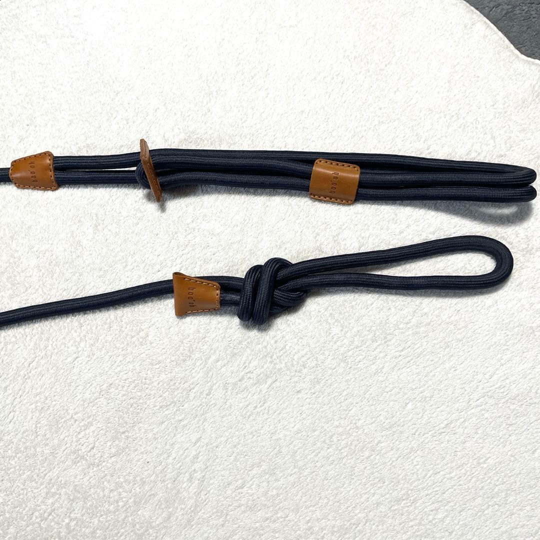 【美品】boo’oh ブーオー　ハーネス　リード　ダークグレー　M