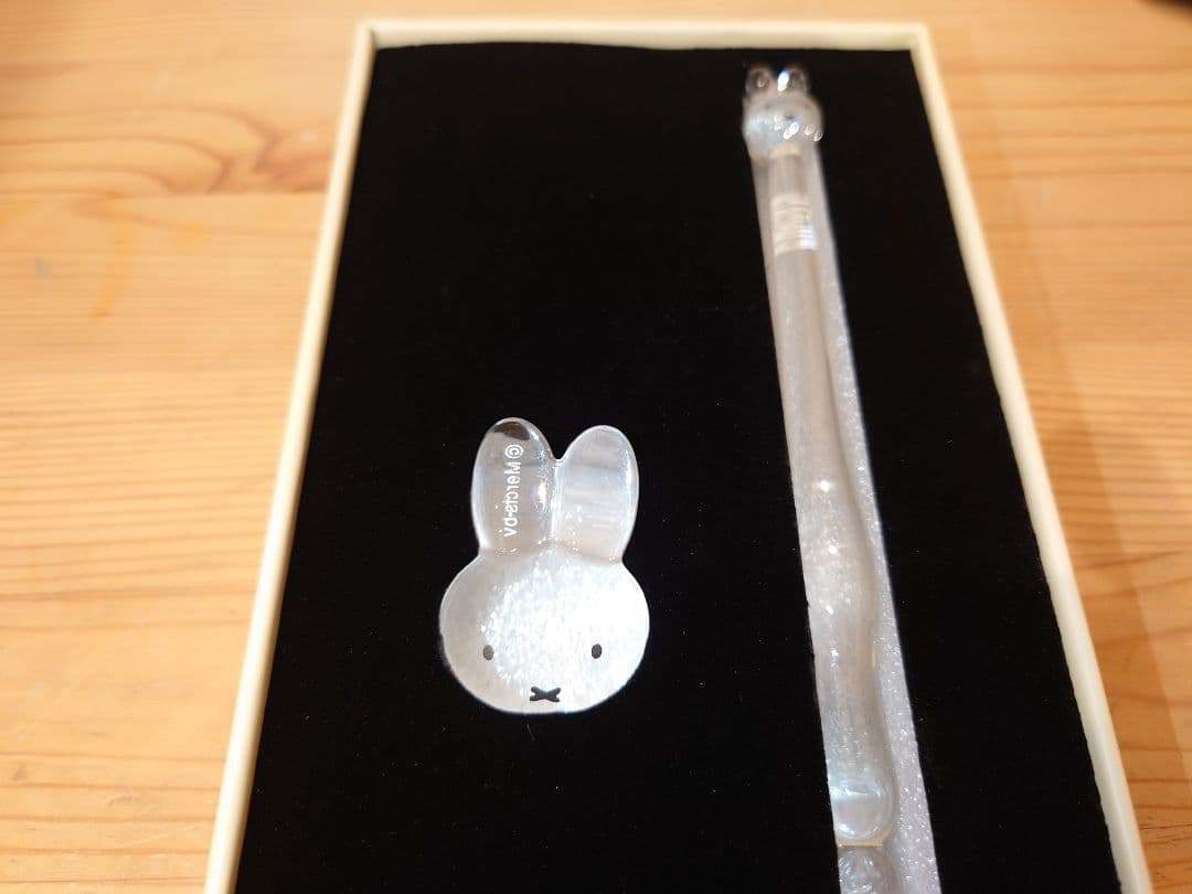 ★ミッフィー ガラスペン ペンレスト ボックスセット ★郵便局限定