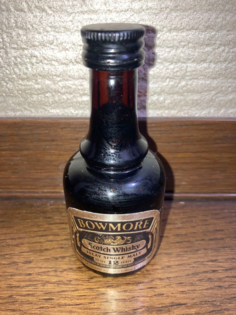 超絶激レア　特級ボウモア12年黒ダンピーミニチュア50ml液面良好！