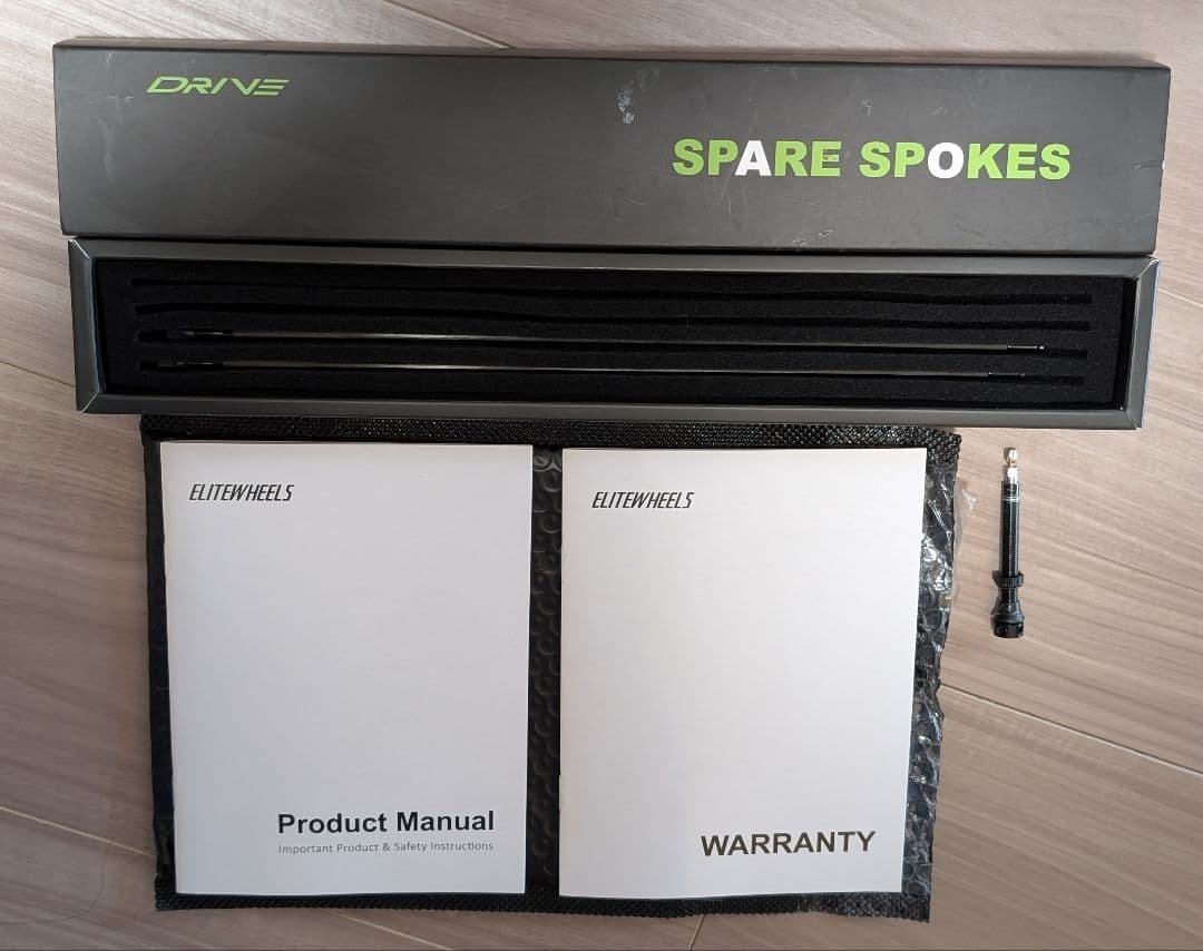 「美品」ELITEWHEELS　DRIVE　40V　クリンチャー「リアのみ」