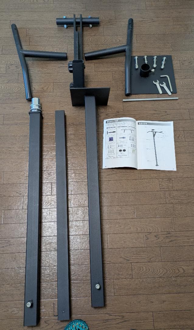 KENSUI kaku_TEDDY WORKS 懸垂バー スチール製 ブラック