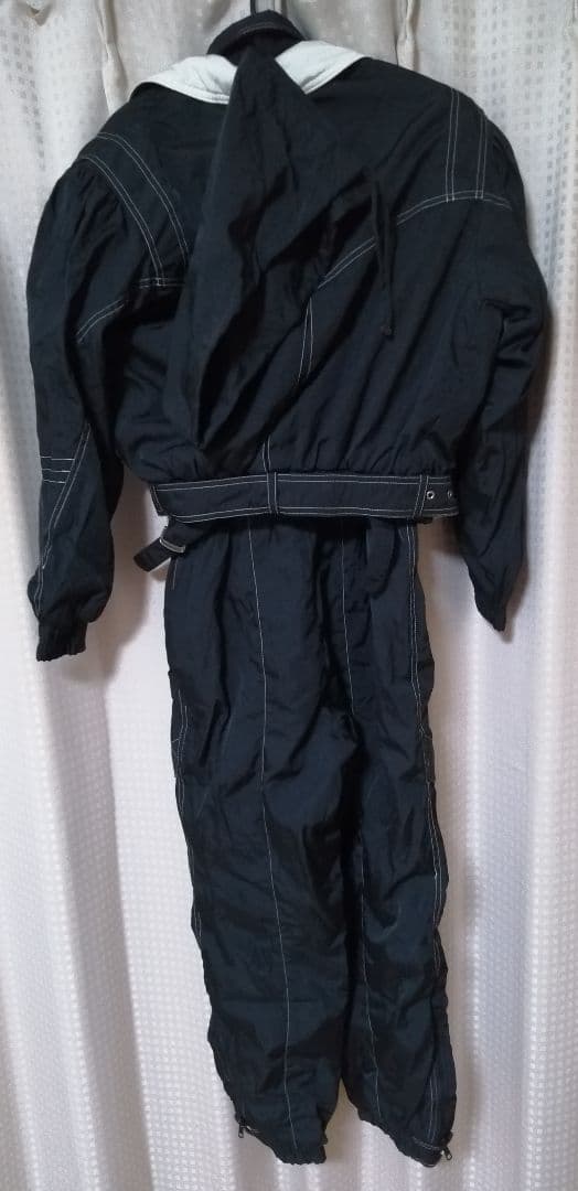 ノースリーブ ジャンプスーツ つなぎ&ジャンパーセット フード付き