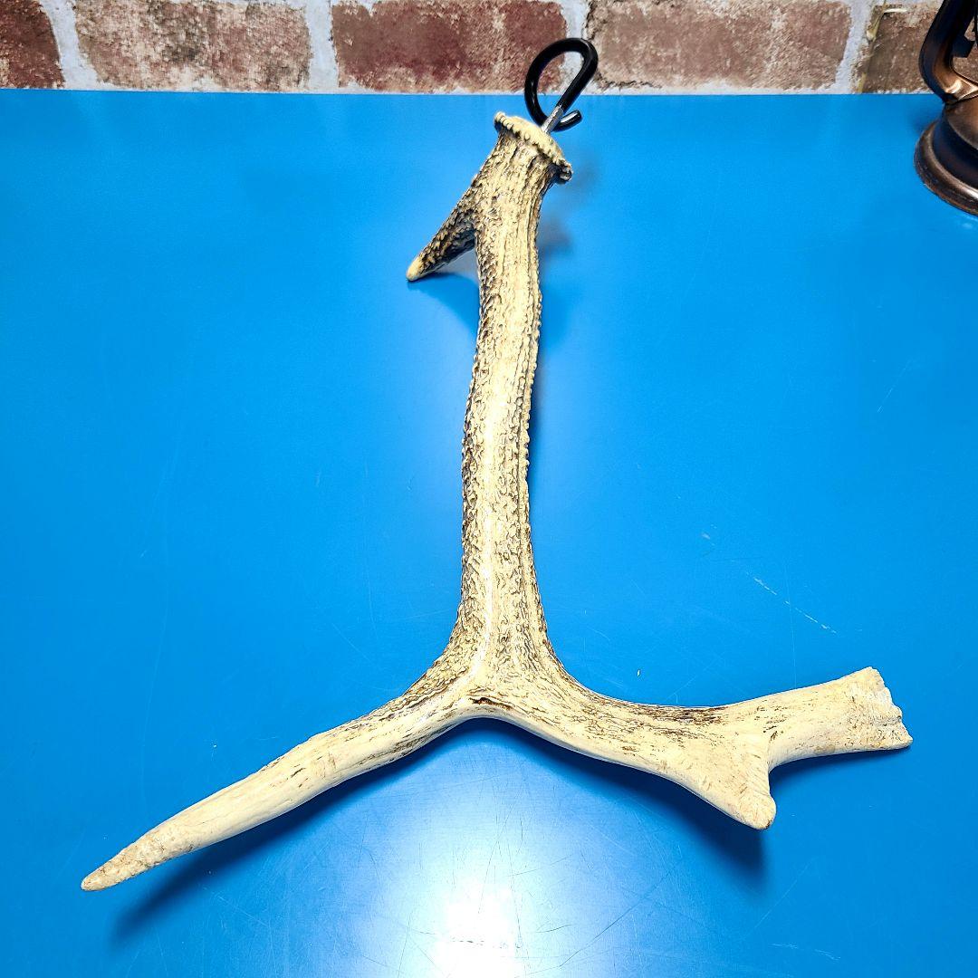 No590【20ミリ～25ミリ用】鹿の角、ランタンハンガー【無骨】