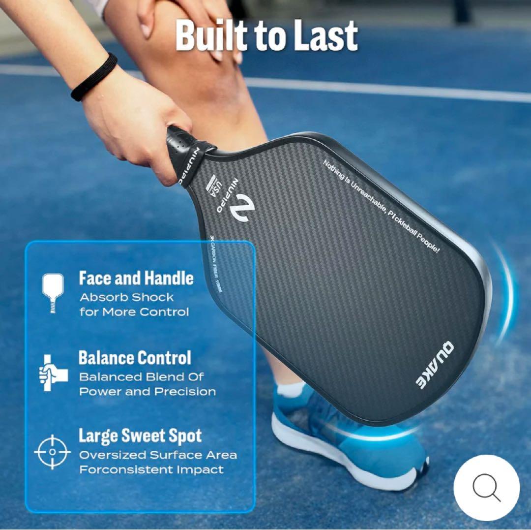 【コスパ◎】ピックルボールパドル　NIUPIPO QUAKE 3K