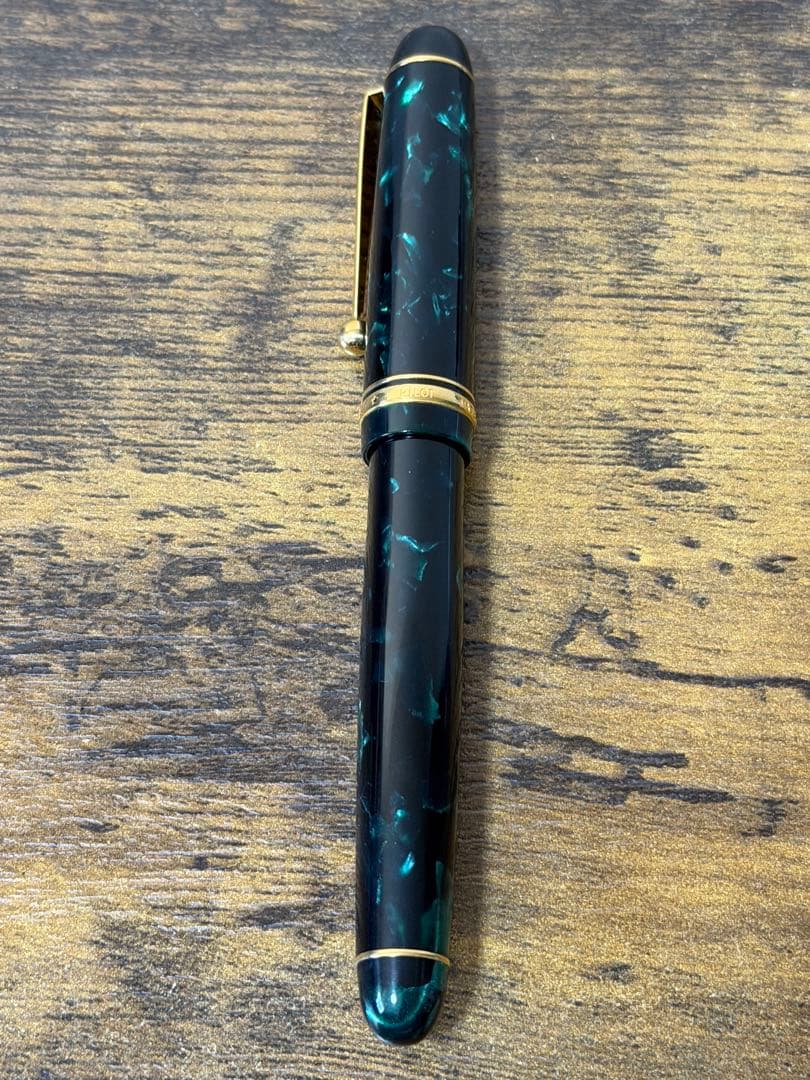 試筆のみ　1995年製　カスタム　レガンス　パイロット　万年筆　14金　細字