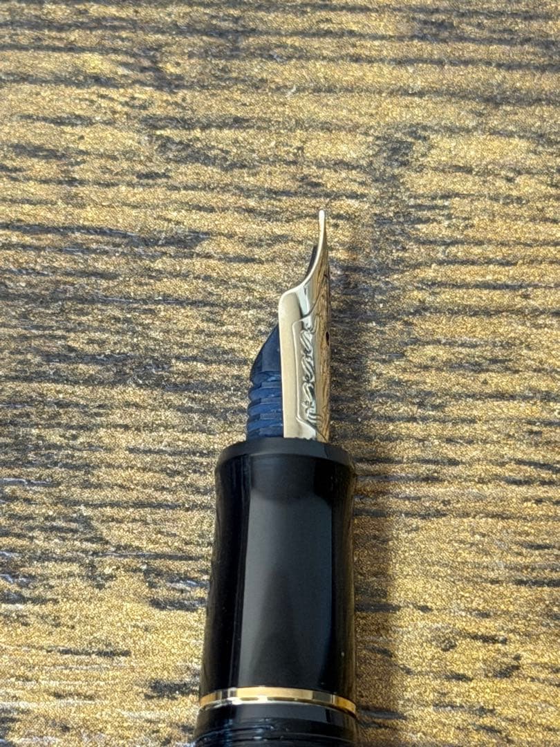 試筆のみ　1995年製　カスタム　レガンス　パイロット　万年筆　14金　細字