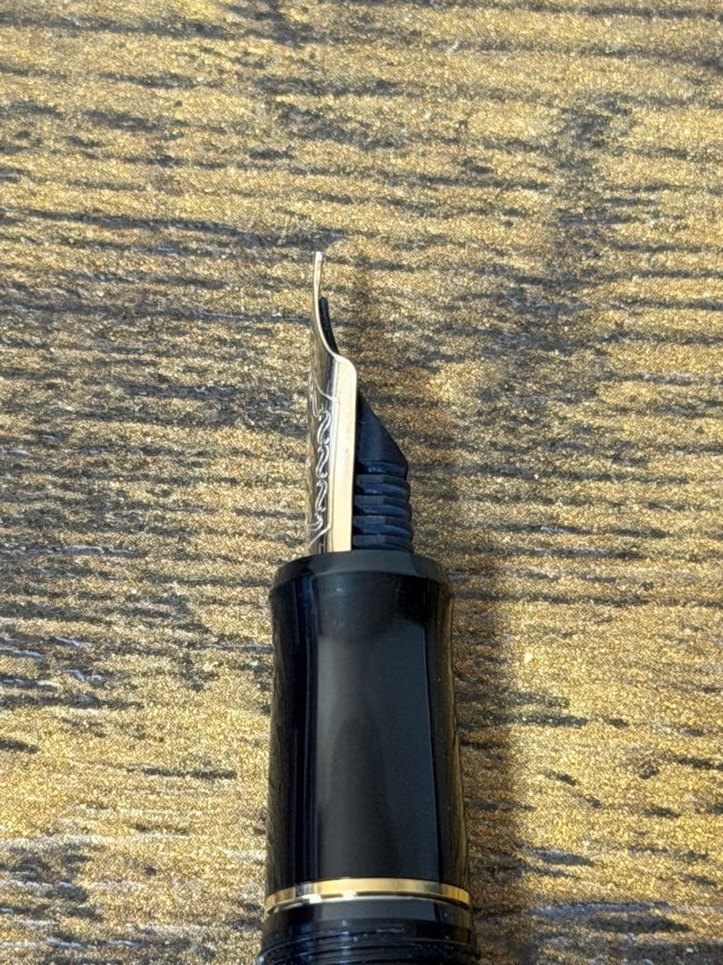 試筆のみ　1995年製　カスタム　レガンス　パイロット　万年筆　14金　細字