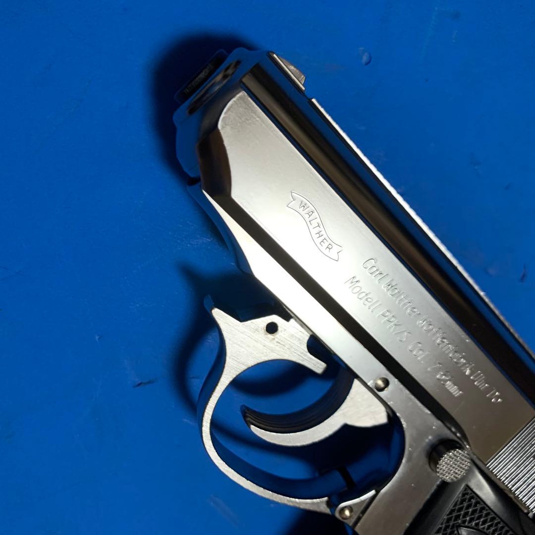 ⭕️★マルシン ワルサーPPK/S シルバー ABS樹脂製 未発火モデルガン