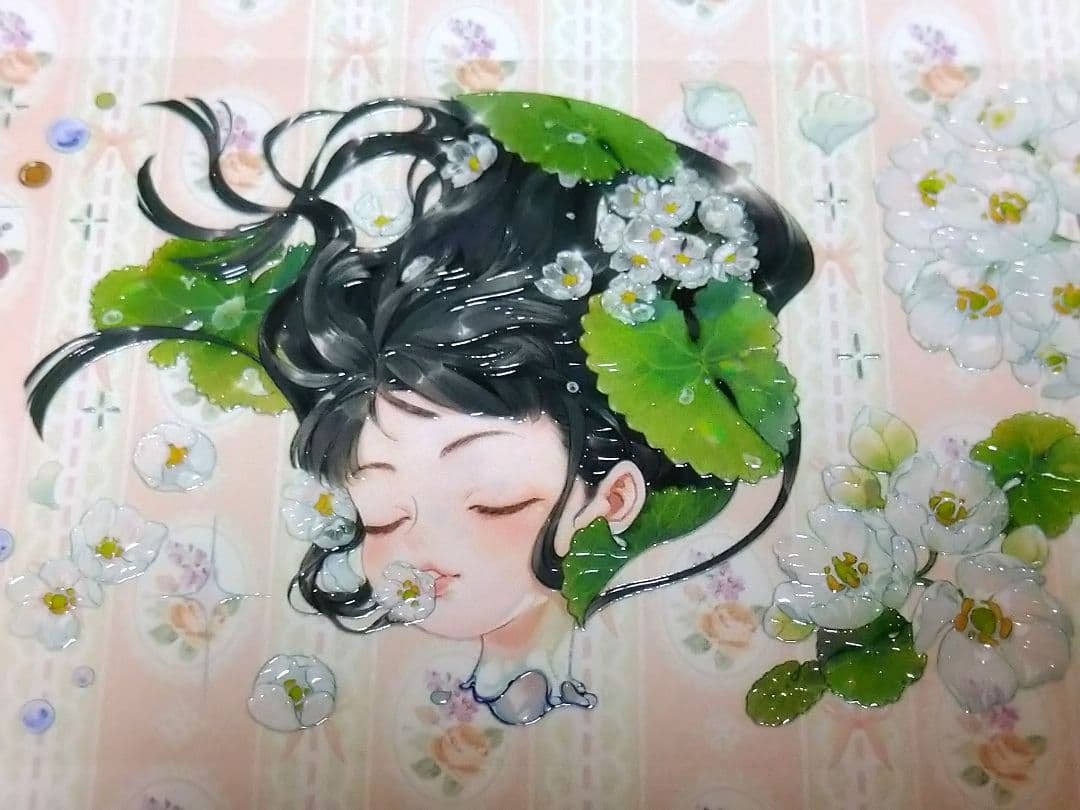 J657＃山荷叶呀(晶透)studiovi切り売り海外人物マステ女の子