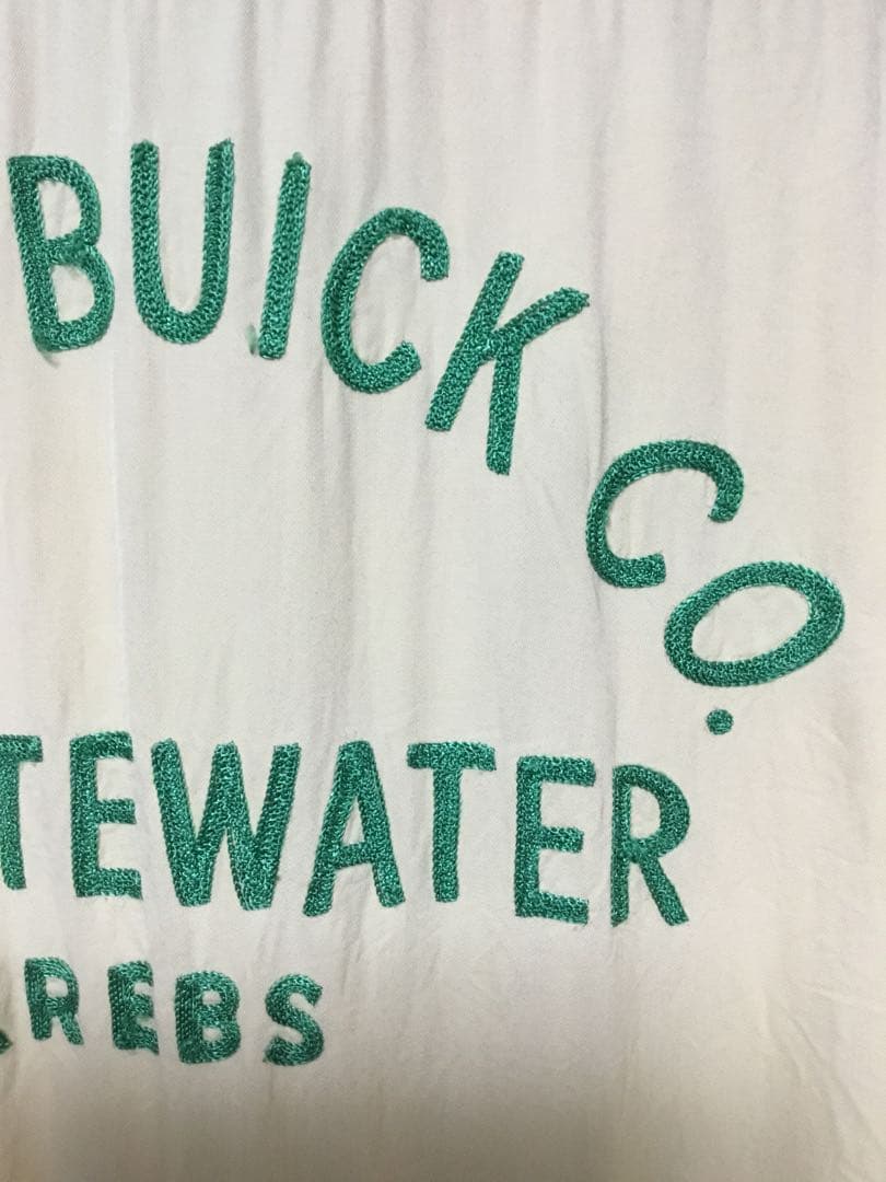 ボーリングシャツ長袖ギャバシャツ　ビンテージ　50S ロカビリー