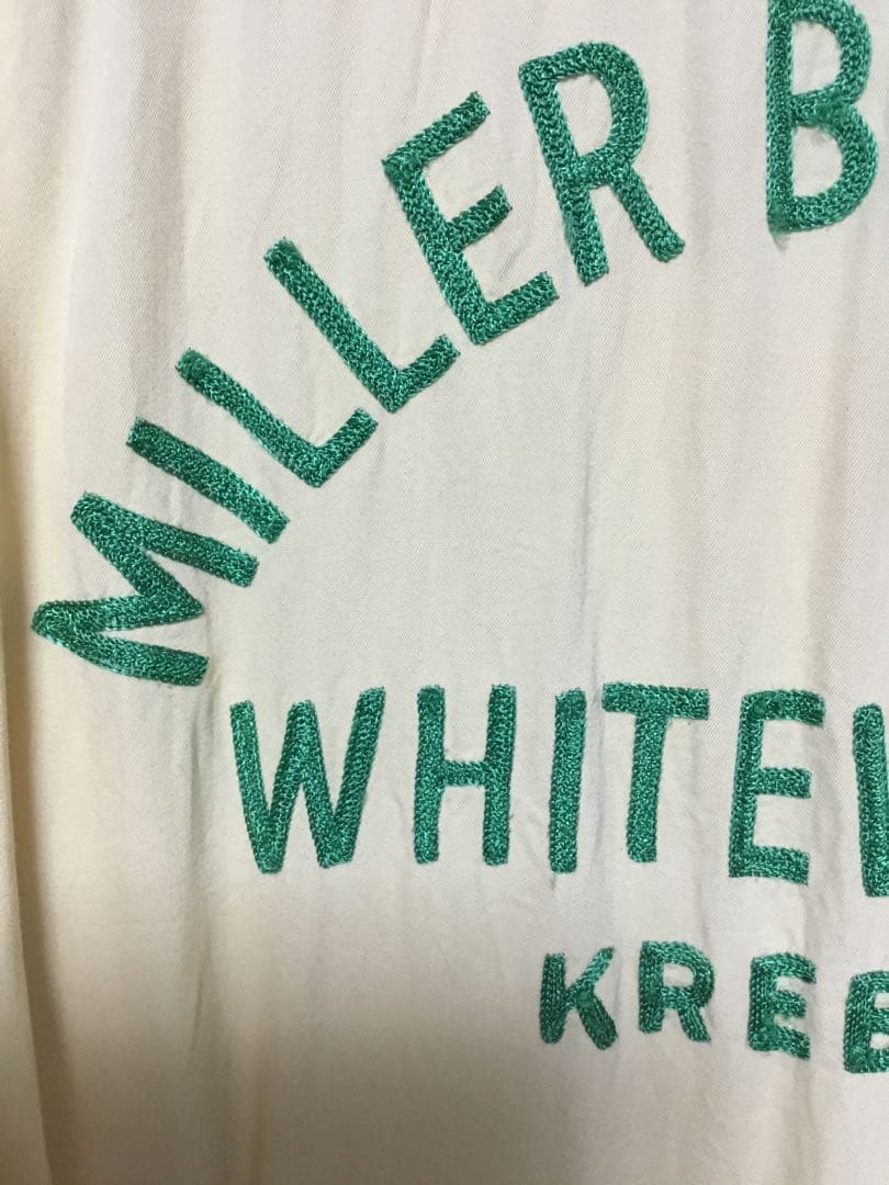 ボーリングシャツ長袖ギャバシャツ　ビンテージ　50S ロカビリー