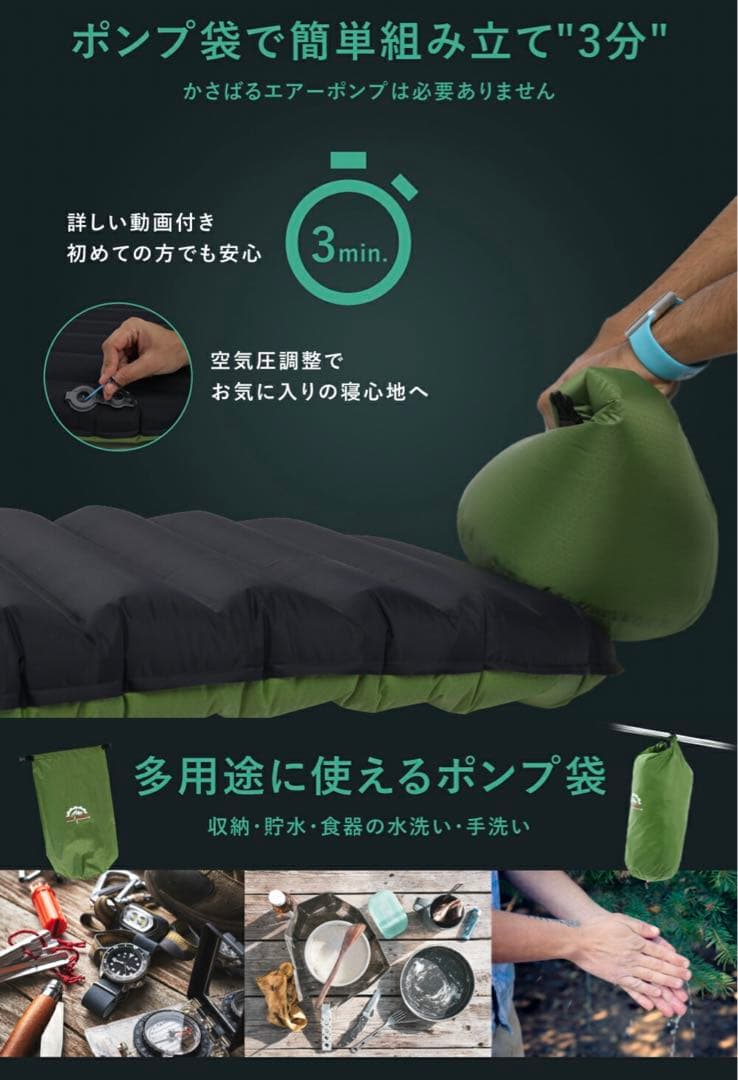 Gear Doctors Apollo air エアマット　新品未使用　送料込み