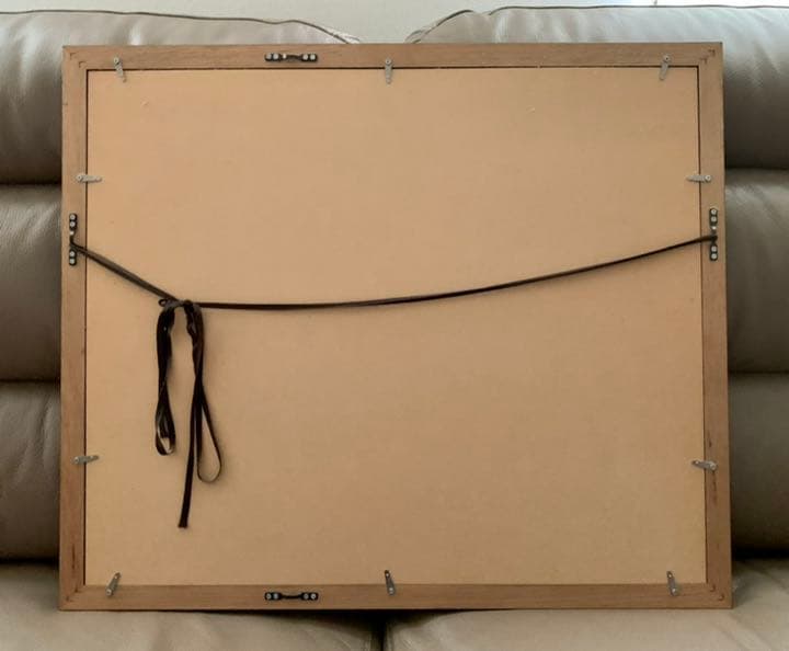 繁野三郎の8号肉筆水彩画「円山」(1979年作)【真作・新額装・美品】