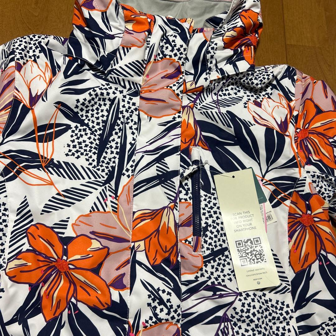 新品！タグ付き！　ROXY 花柄　スキーウェア　ボードウェア　防寒　S