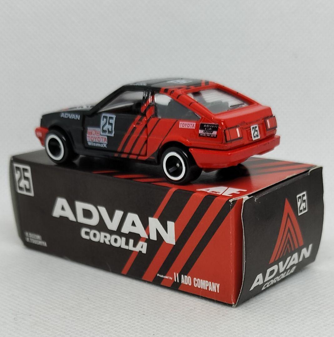 《黒箱トミカ78-4-特》ADVANカローラレビン【アイアド特注】シール貼付美品