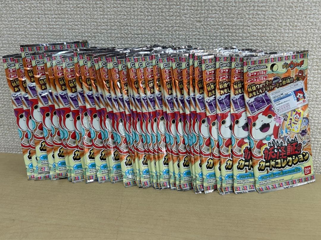 カードダス　妖怪ウォッチ 妖怪証 カードコレクション　プラカード　35パック