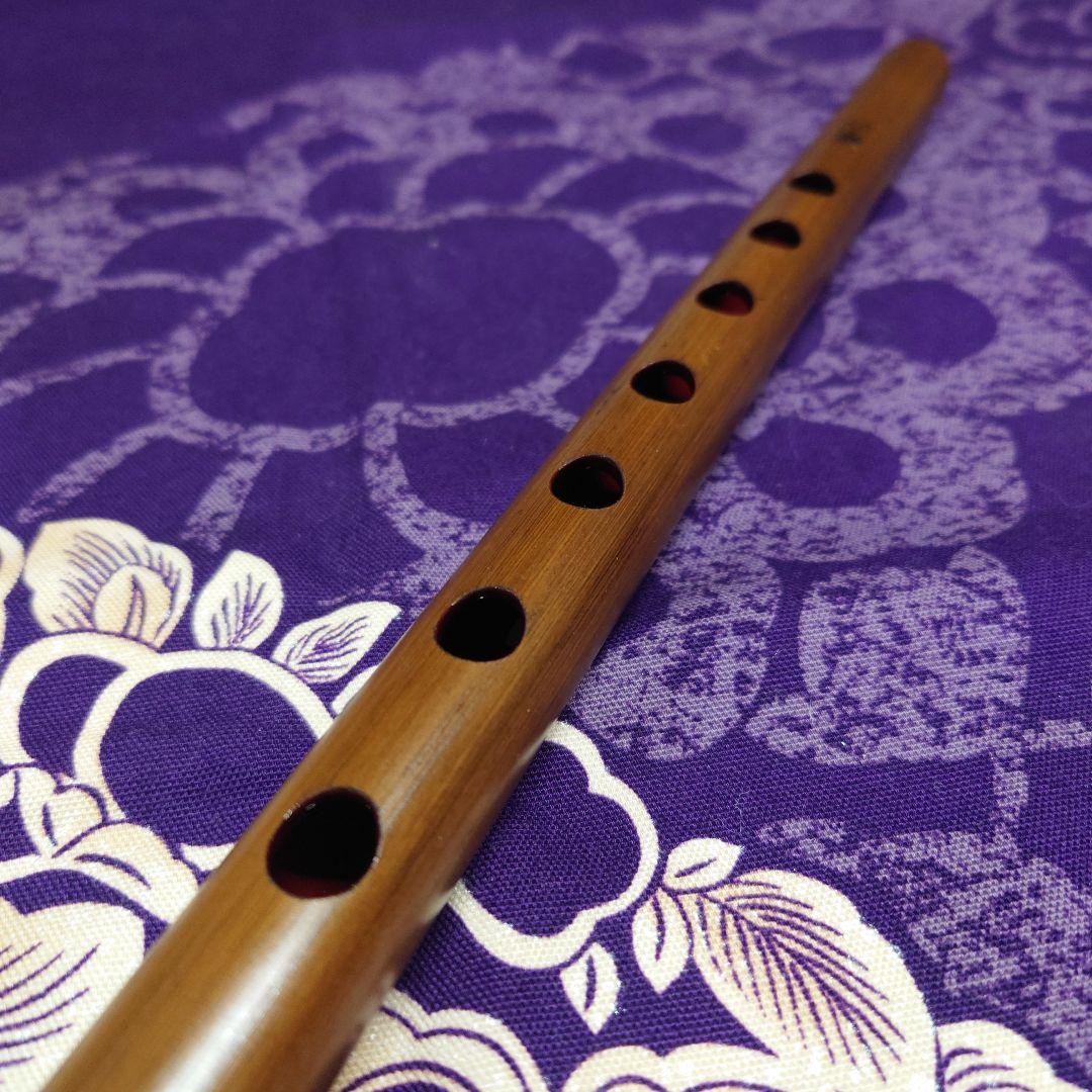 篠笛　六本調子　古典調　燻し　七穴