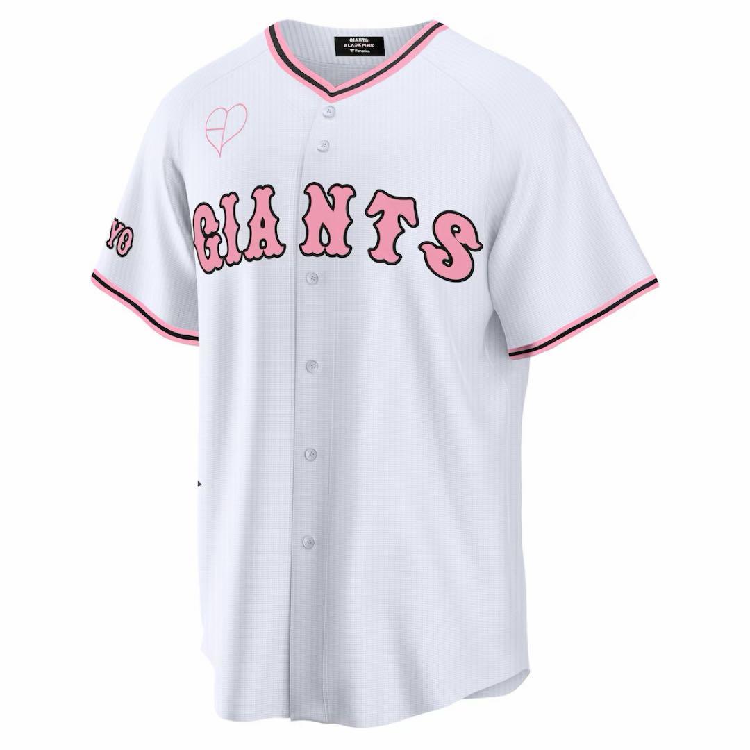 【はやもんがち】BLACKPINK 読売ジャイアンツ ユニホーム ホワイト L