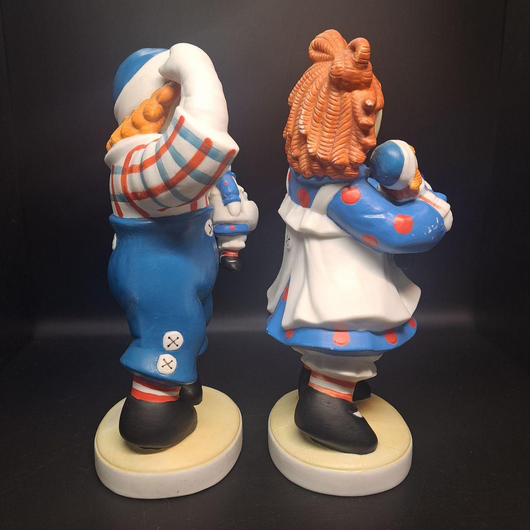 ラガディ　アン&アンディ　置物　陶器製　フィギュア　人形　ヴィンテージ