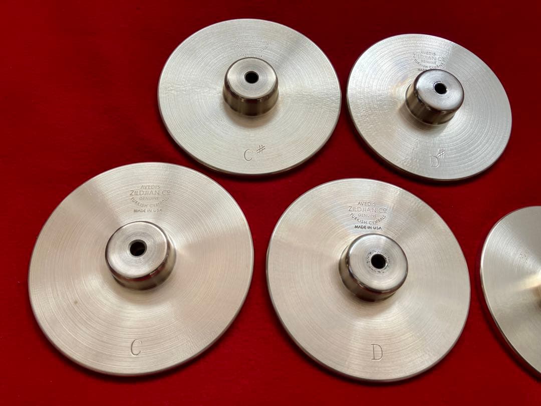 クロテイル ジルジャン ハイオクターブセット 13音 中古 バー無し