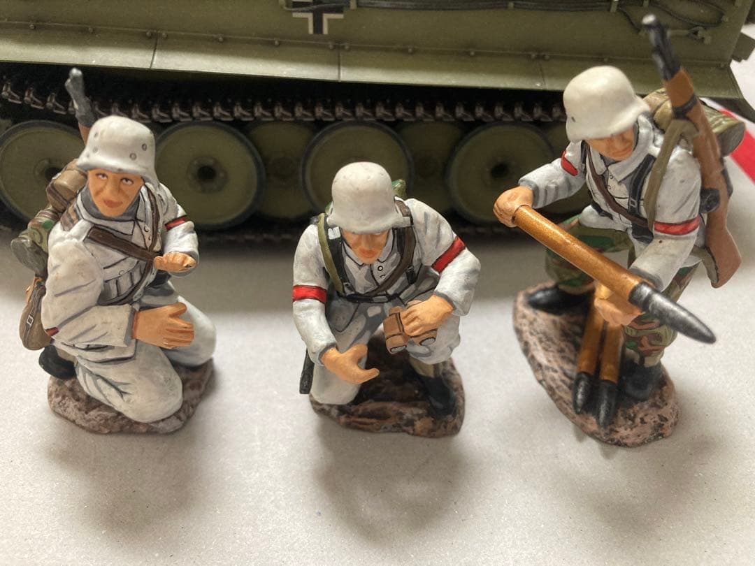 ドイツ軍 フィギュア  3体 60mm 約1/35